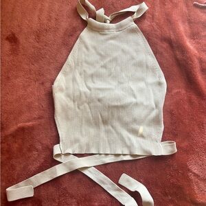 Zara tan halter top